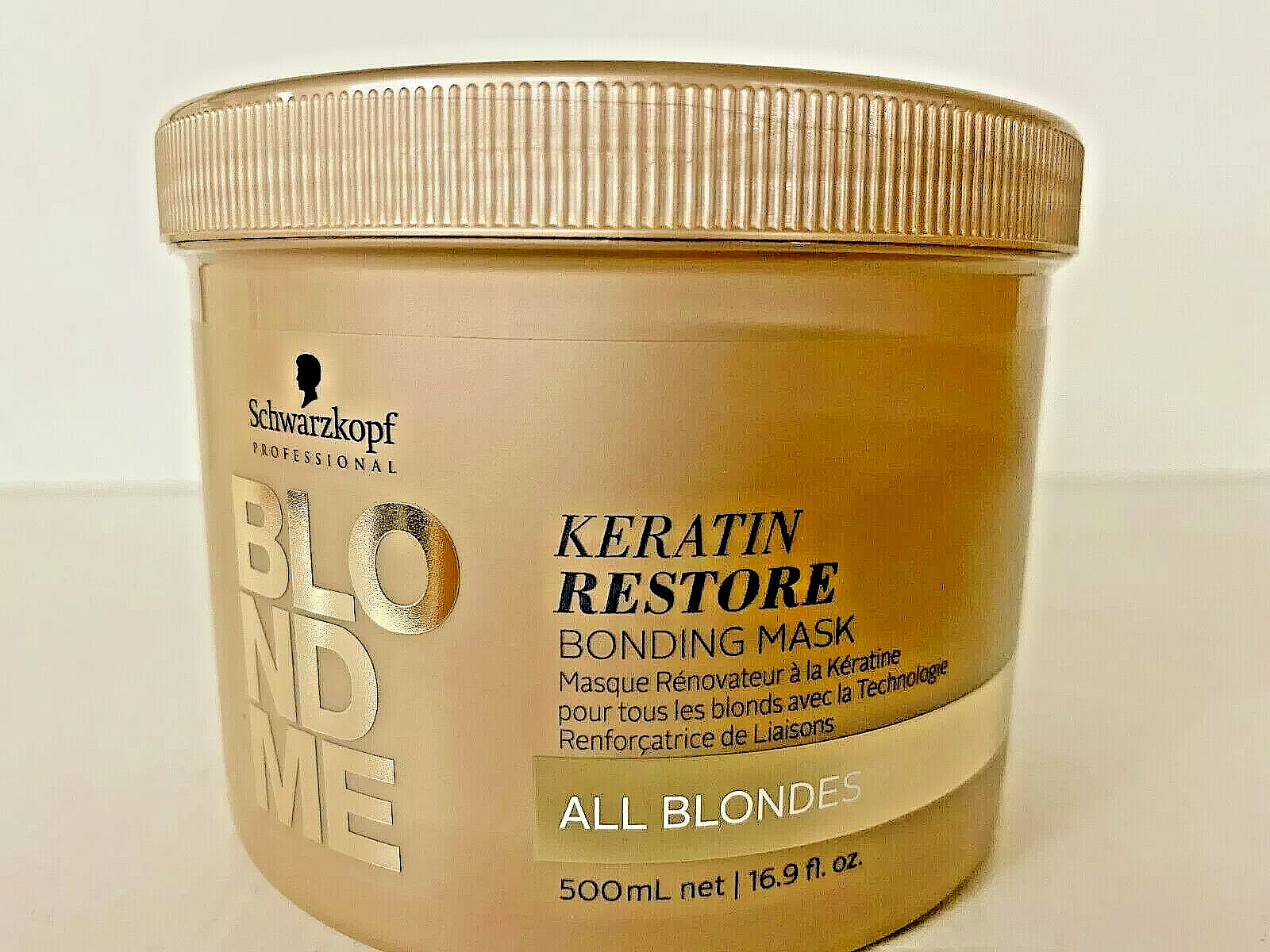 Schwarzkopf Professional BlondMe All Blondes Keratin Restore Bonding Mask 16.9oz