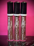 NYX - Cosmic Metals Lip Cream / 3 - Pack / ELITE / CMLC 18