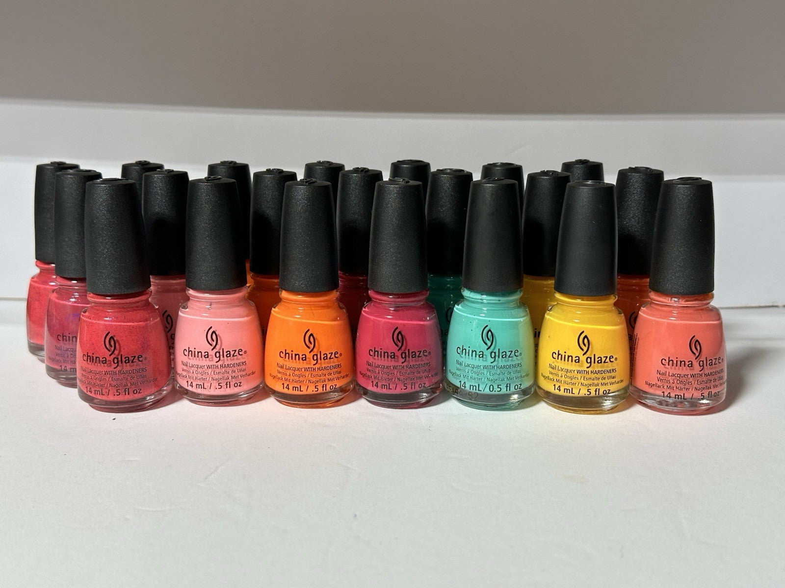 China Glaze - Bundle 21 Pieces Nail Polish ( 21 x 14 mL ) LOT # 2