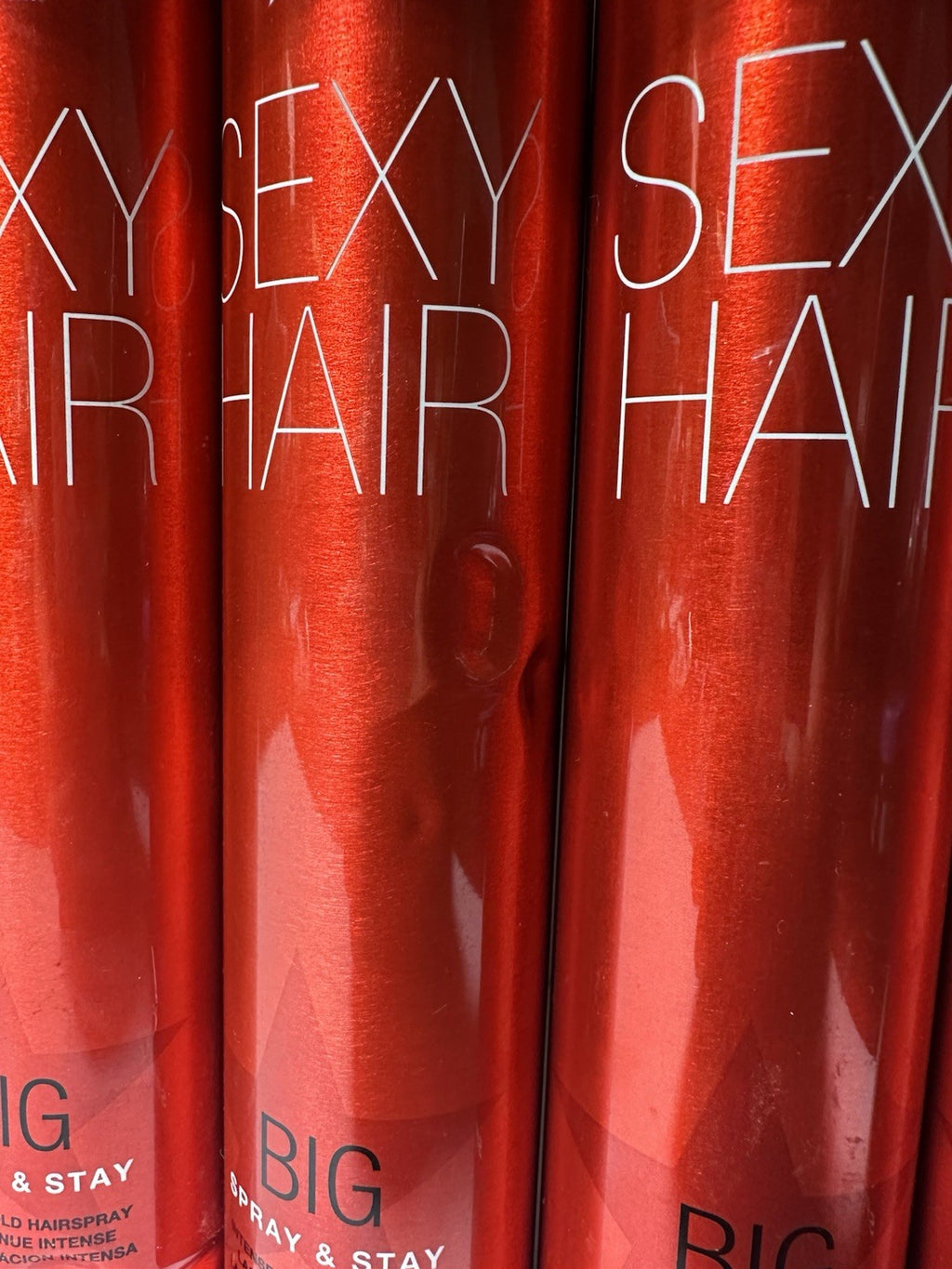 SEXY HAIR - BIG Spray & Stay / 5-PACK (5x 9.0 Fl. Oz.)  Little Dent/No Dust Caps