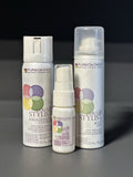 PUREOLOGY - 3 Peces TRAVEL Set. ROOT LIFT/STRENGTHENING CONTROL/HEAT SPRAY