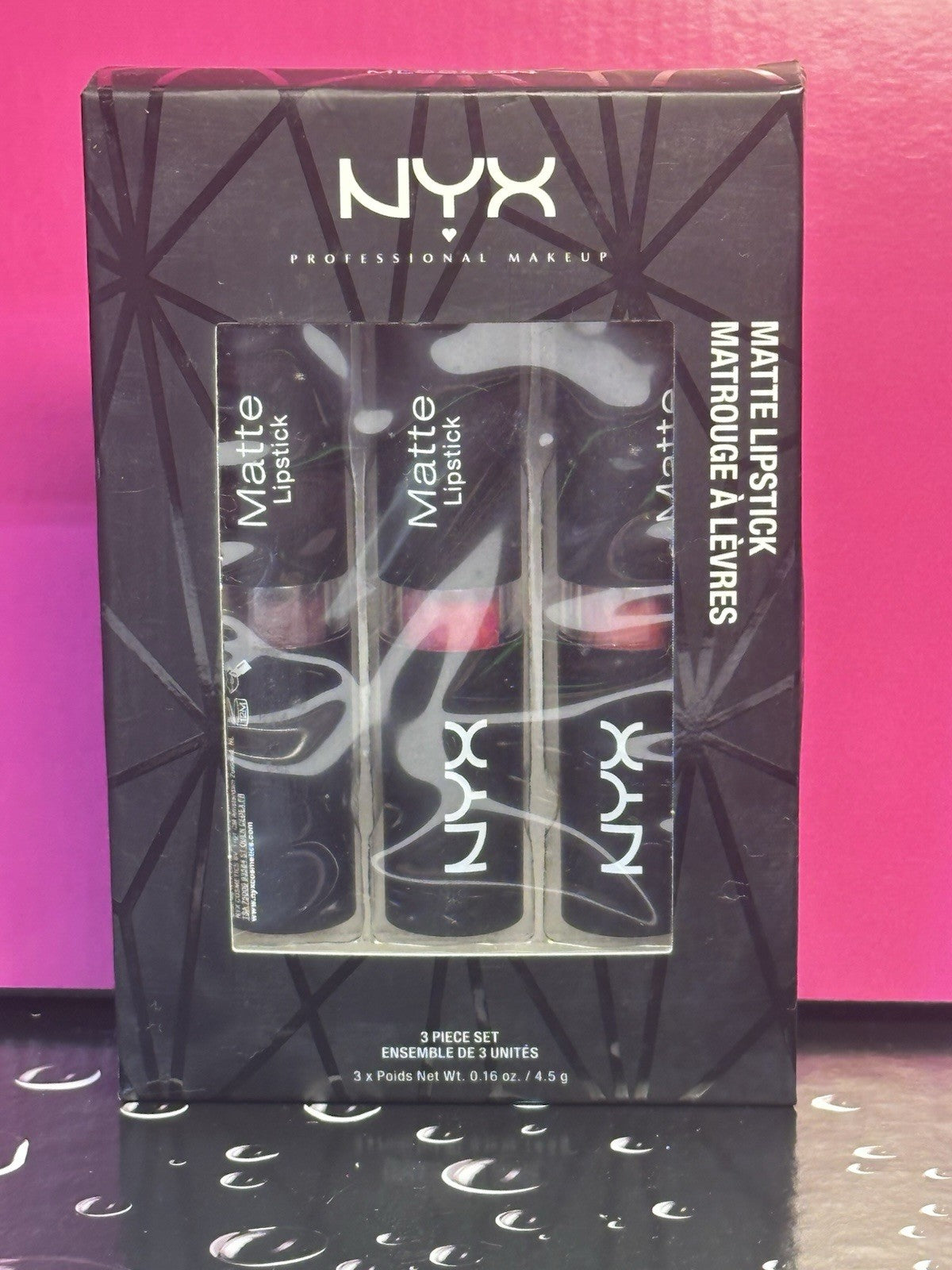 NYX - 3 Piece Set / Matte Lipstick/  MLSSET 04