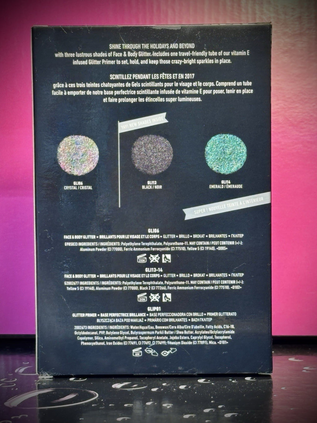 NYX  - GLITTERGOALS KIT / GLISET 01