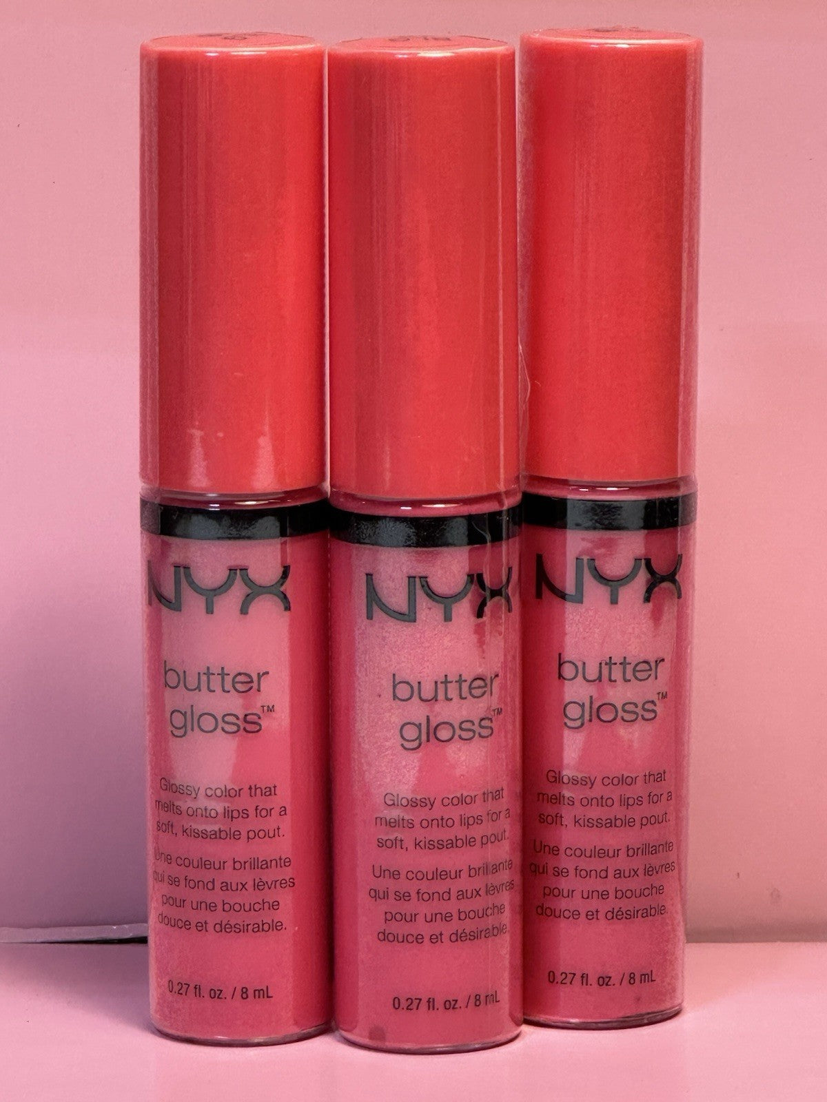 NYX - Butter Gloss 3-Pack / BLG 18 / Cupcake