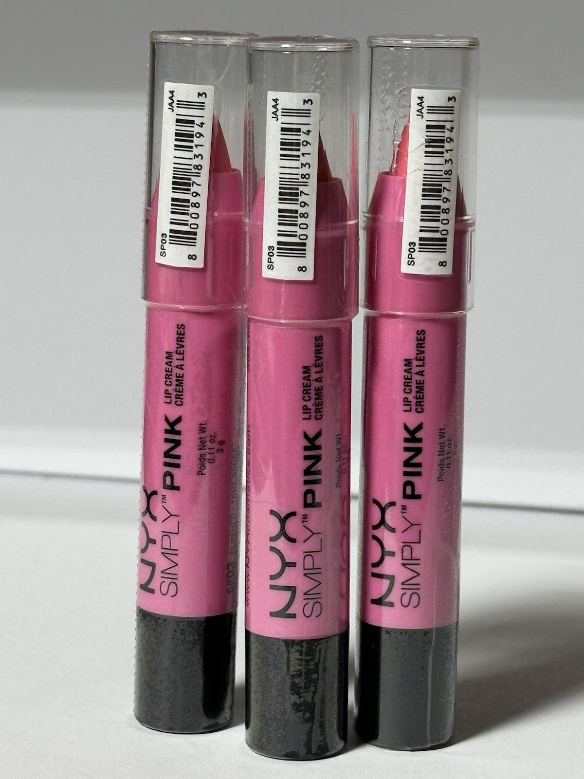 NYX - SP03 / Lip Cream FLUSHED 3-Pack  ( 3x 0.11 Oz. )