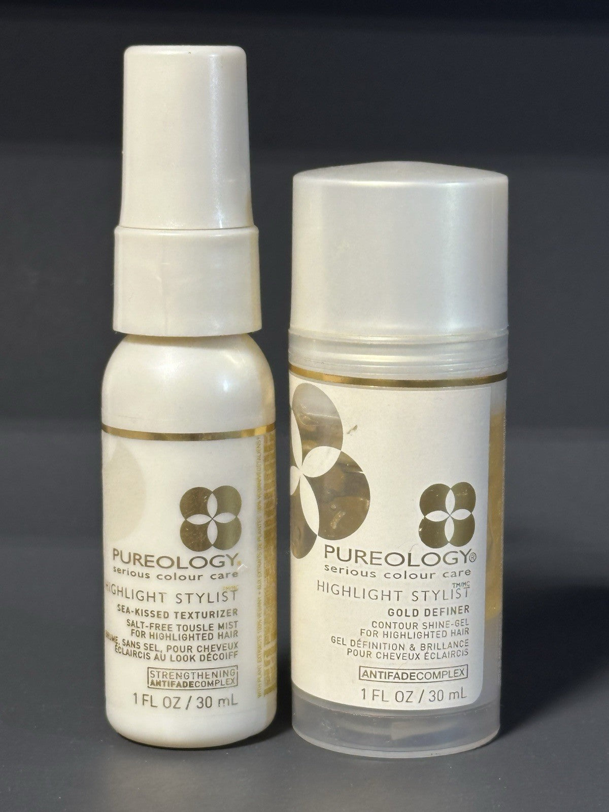 PUREOLOGY-Highlight STYLIST /Gold Defined & Sea-Kissed Texturizer  TRAVEL SET.