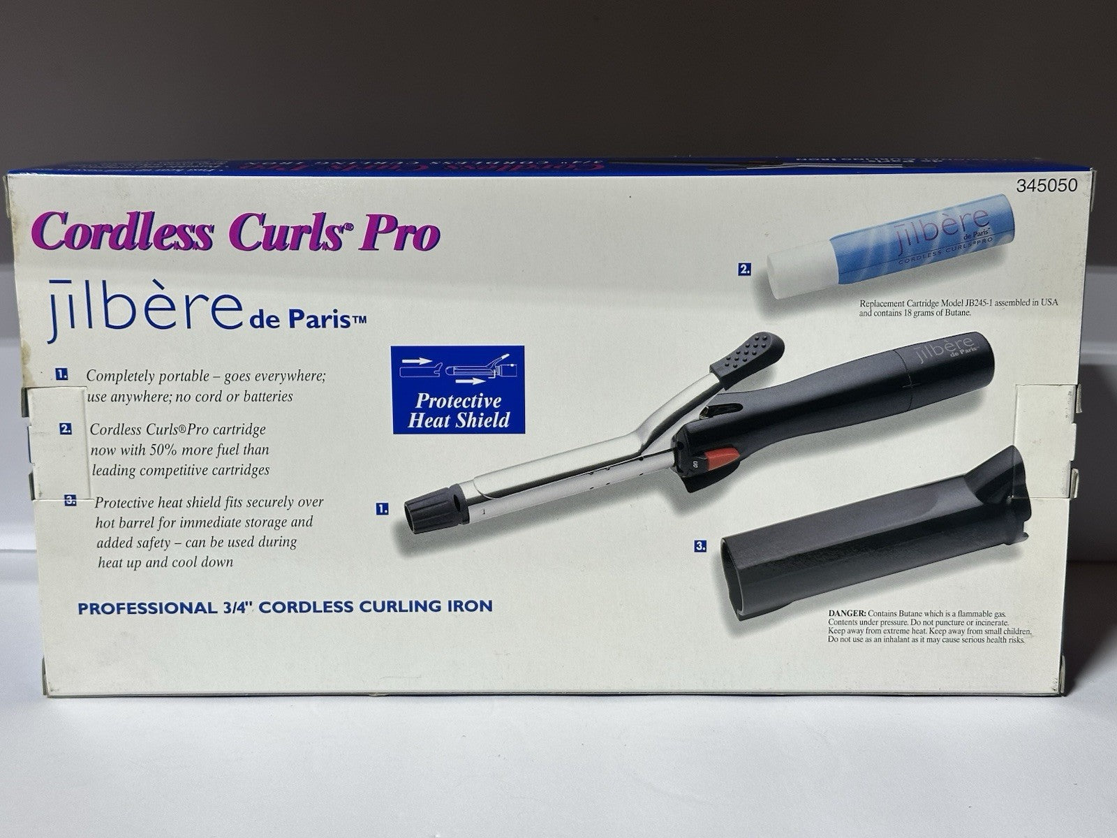 JILBERE DE PARIS - Professional Cordless Curls Pro. 3/4” Model JBCC267