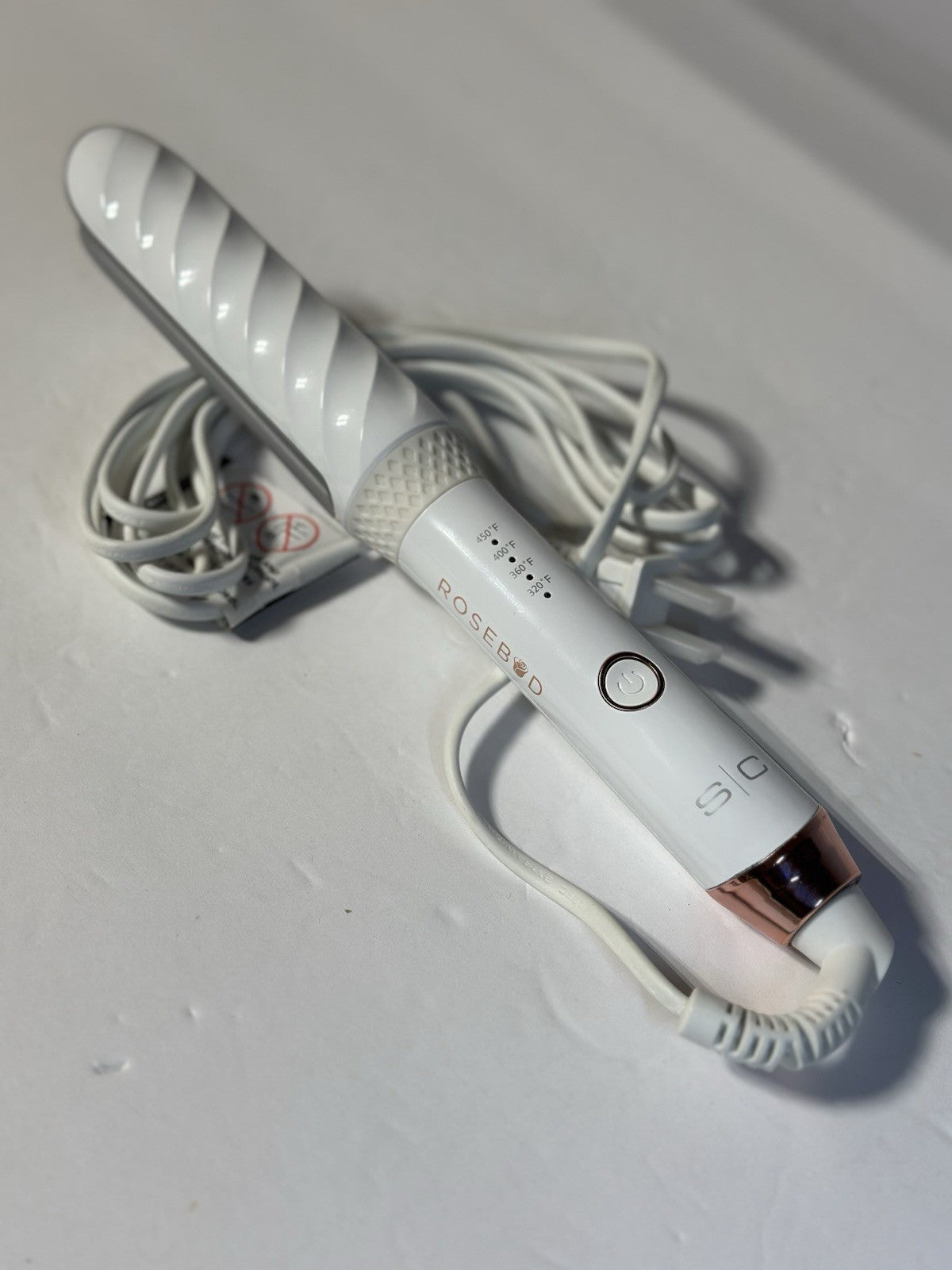 StyleCraft - ROSEBUD FLAT IRON / WHITE / SCTIW - 6869W