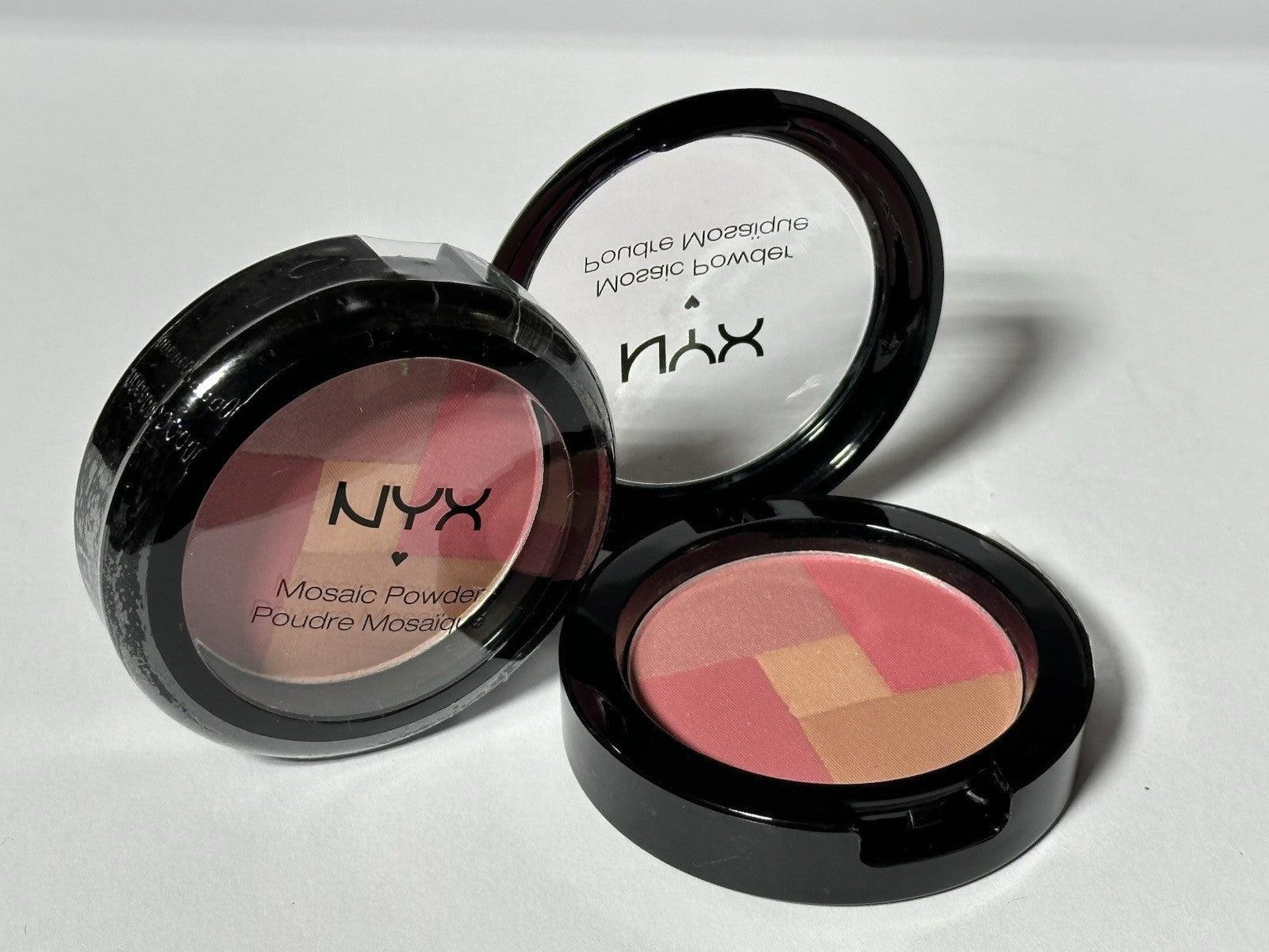 NYX - Mosaic Powder / ROSEY . 2 - Pack! MPB 06 ( 2x 0.2 Oz )