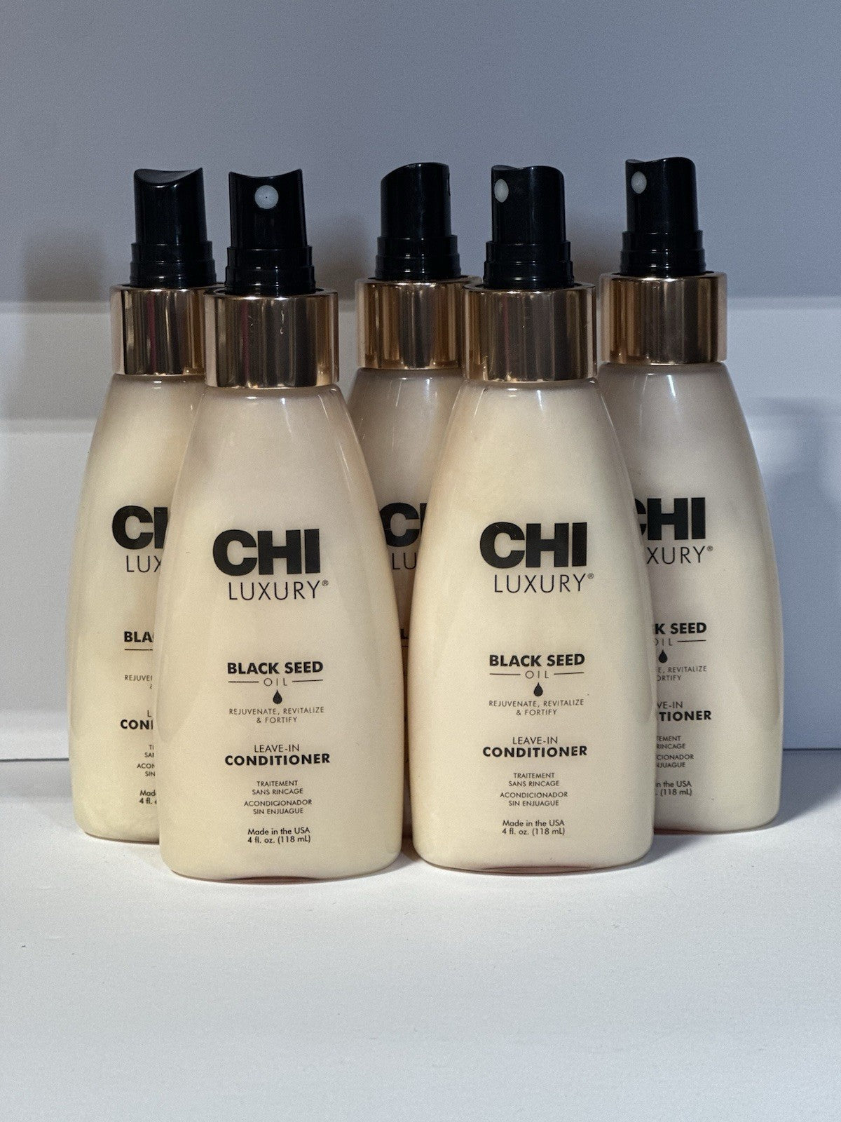 CHI - Black Seed Leave - In Conditioner  5-Pack (5x 4. Fl. Oz.) No Dust Caps