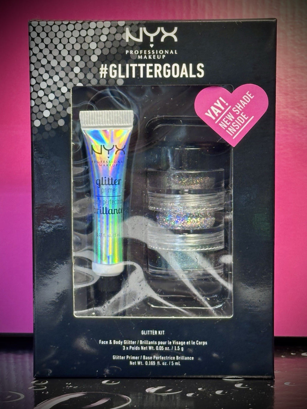 NYX  - GLITTERGOALS KIT / GLISET 01
