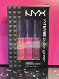 NYX - 3 Piece Set / INTENSE Butter Gloss /  IBLGSET 03