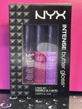 NYX - 3 Piece Set / INTENSE Butter Gloss /  IBLGSET 01