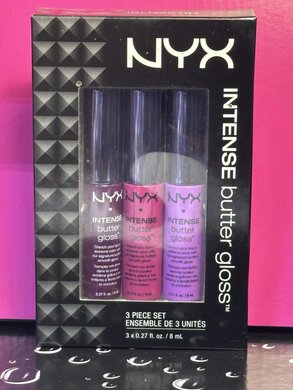 NYX - 3 Piece Set / INTENSE Butter Gloss /  IBLGSET 01