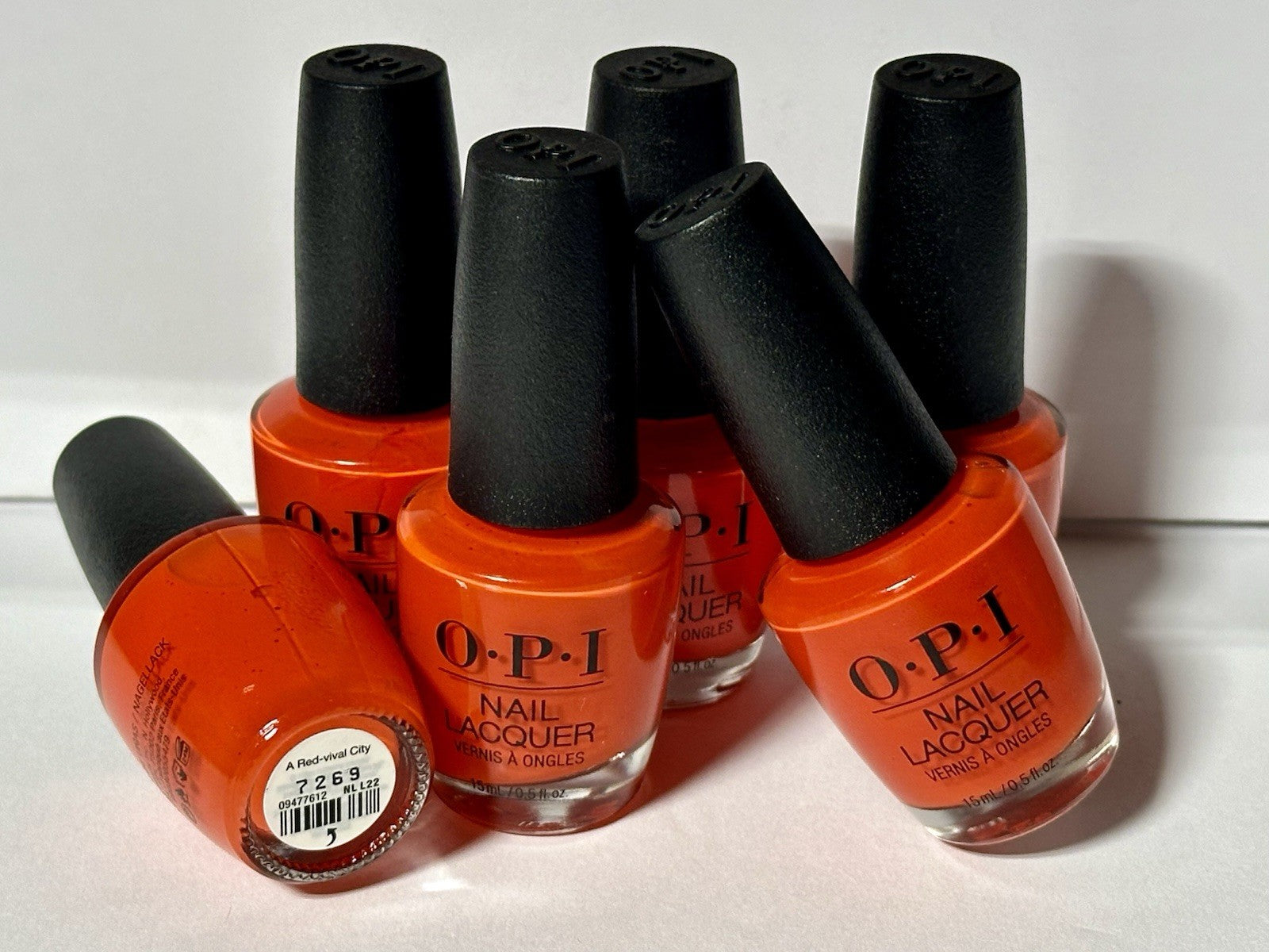 OPI - A Red - Vival CITY / 6 Piece Set ( 6x 15 mL. )