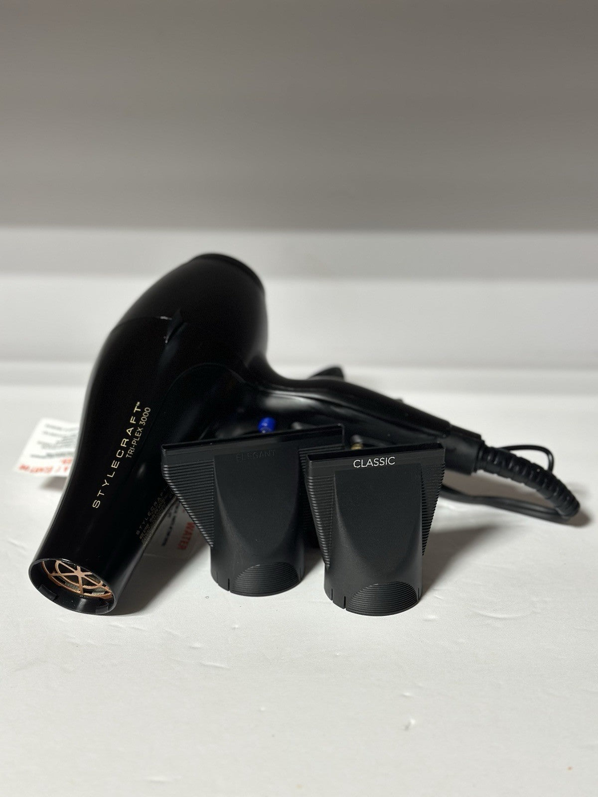 STYLECRAFT - Tri-PLEX 3000 Hair Dryer/ BLACK / SCTP3000B / 1875 W