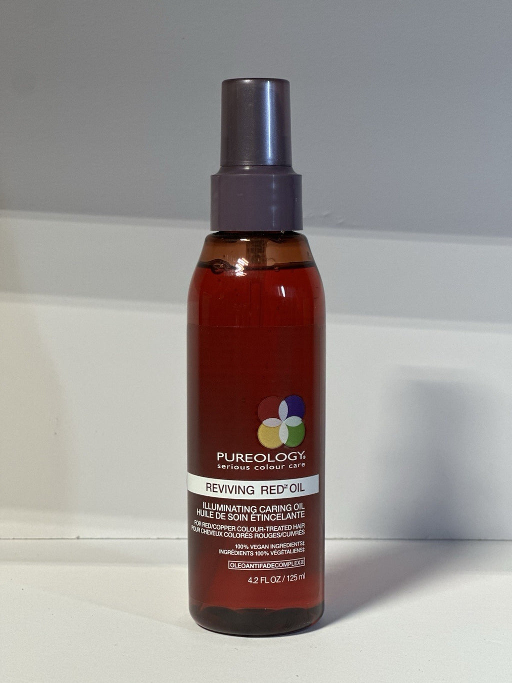 PUREOLOGY - REVIVING RED OIL  / Illuminating Caring Oil. ( 4.2 Fl.oz. )