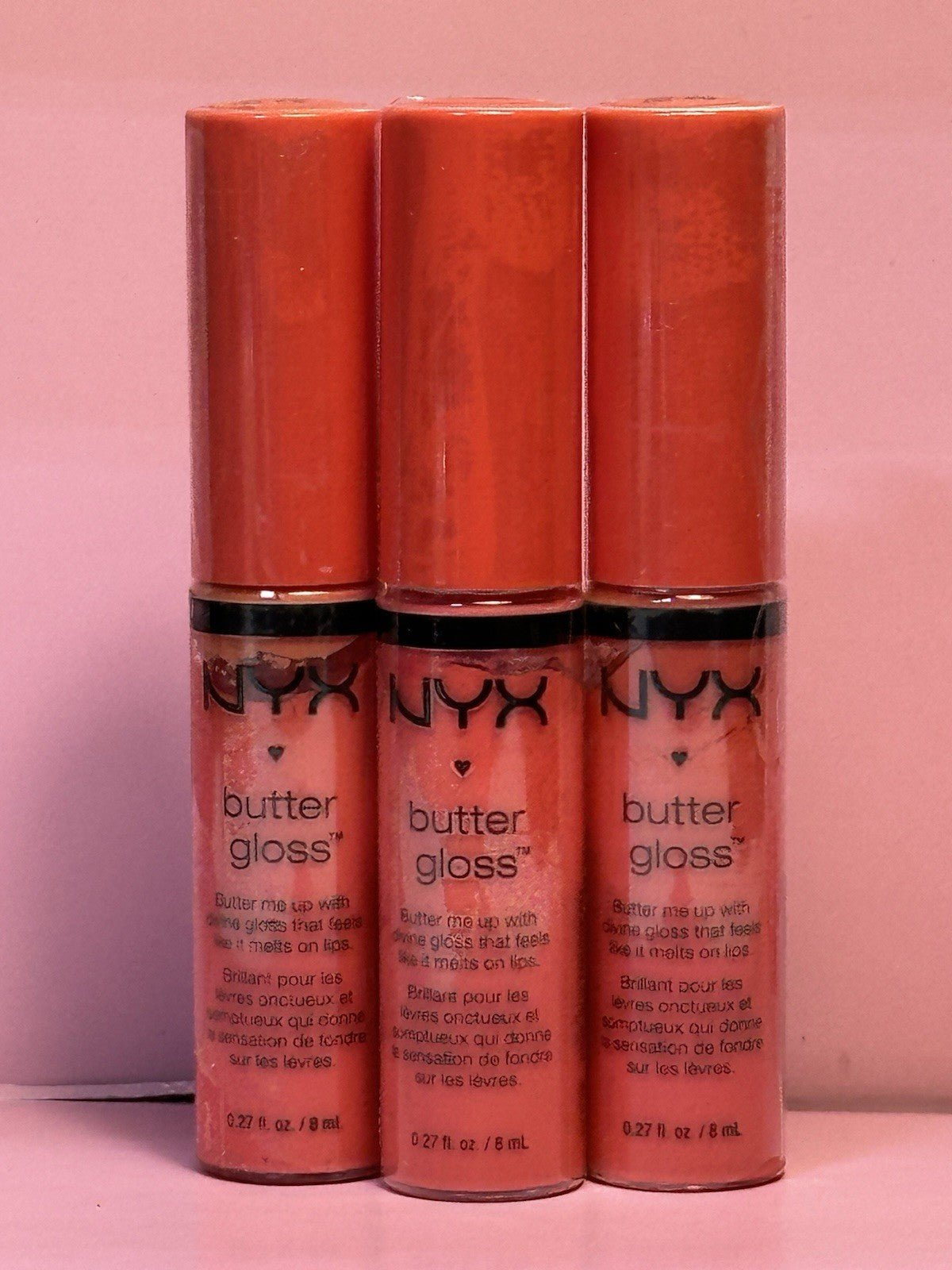 NYX - Butter Gloss 3-Pack / BLG 28 / Pink Buttercream