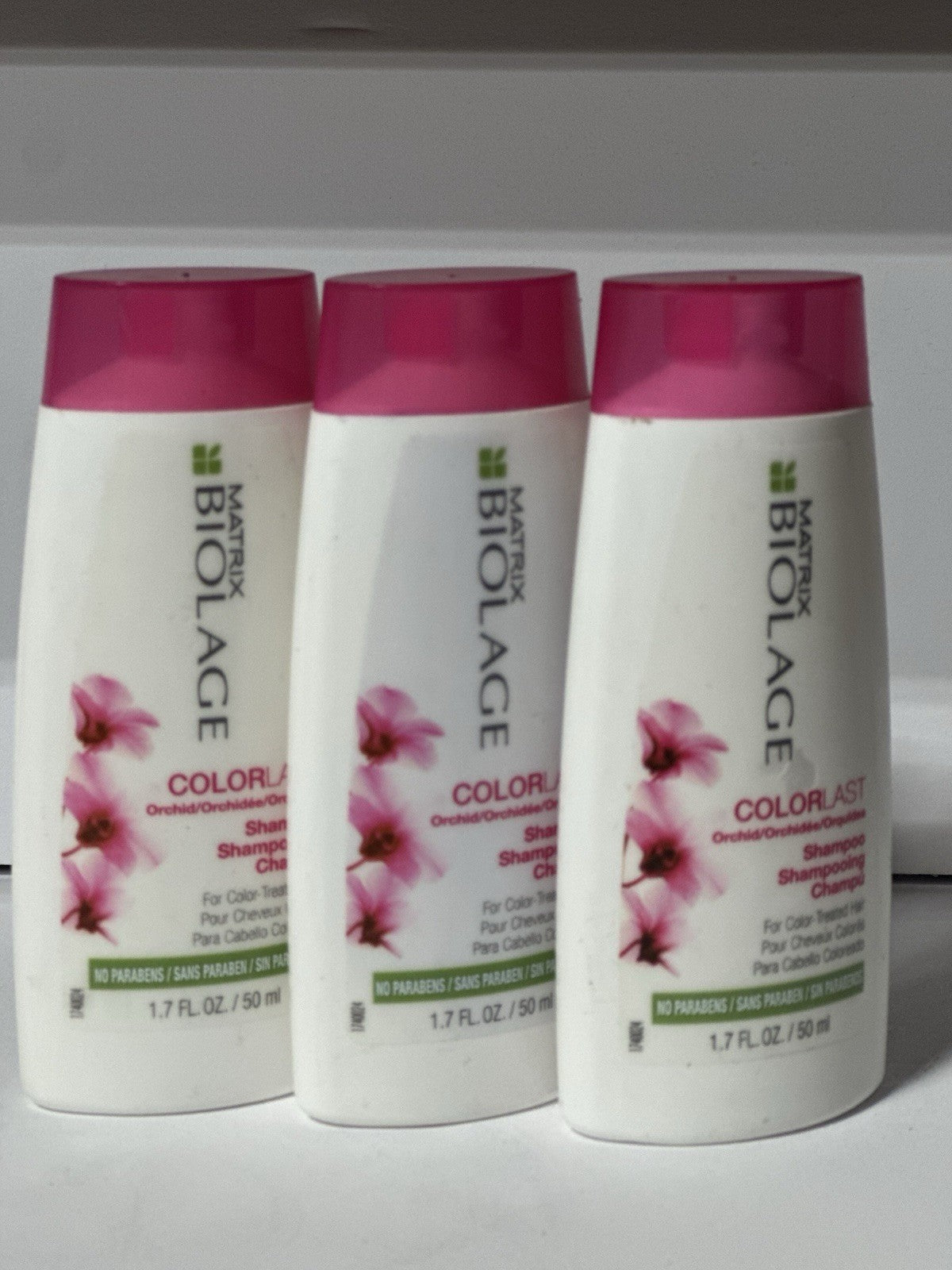 MATRIX - Biolage / COLOR LAST Orchid 3-Pack Shampoo (1.7 Fl.Oz.) Travel Size