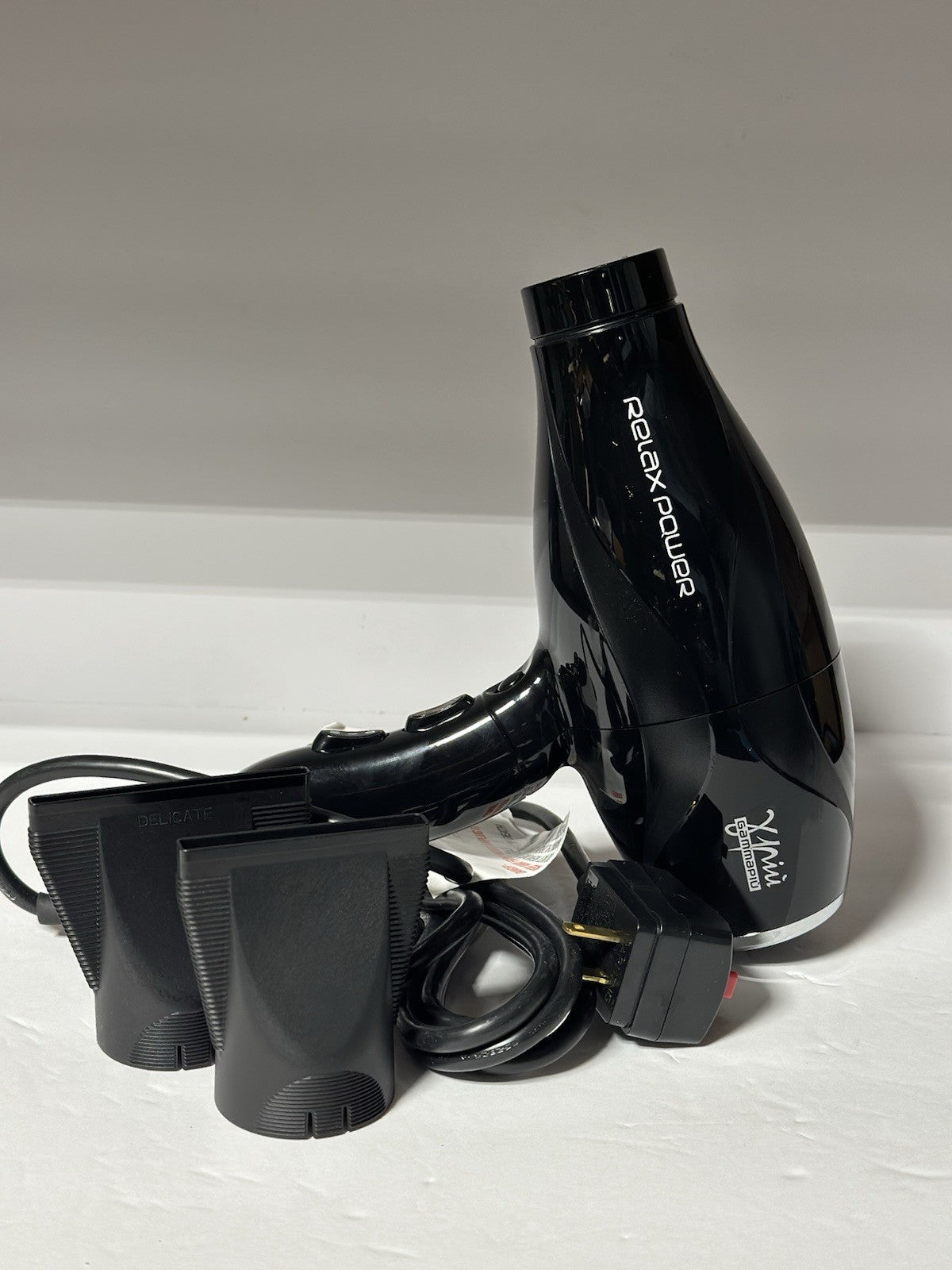 GAMMA + RELAX POWER - Hair Dryer BLACK / HD-NA4121 / GPRPB / 1800-2100 W