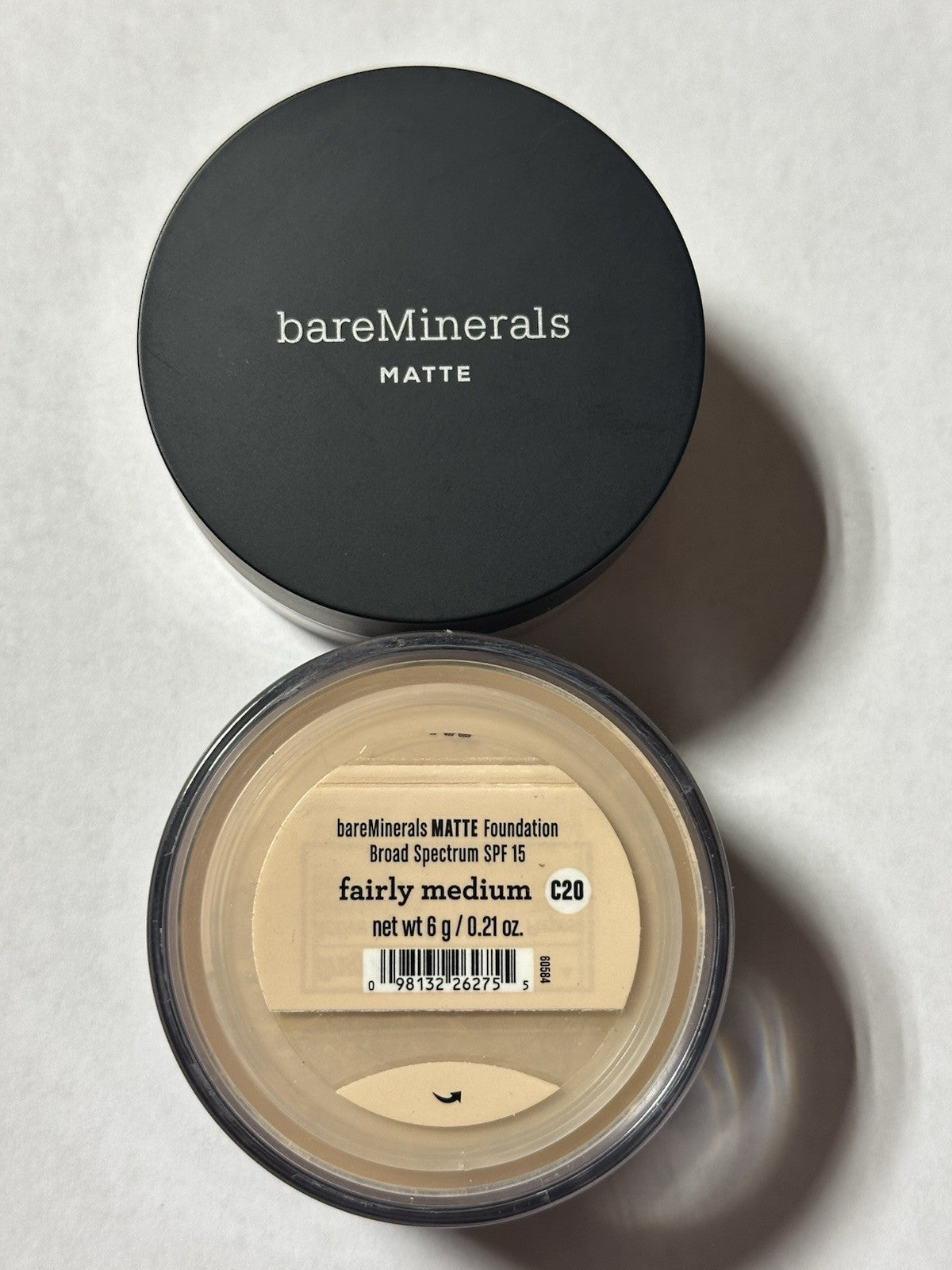 bareMinerals Matte Foundation SPF 15 / Fairly Medium C20 (0.21oz.)