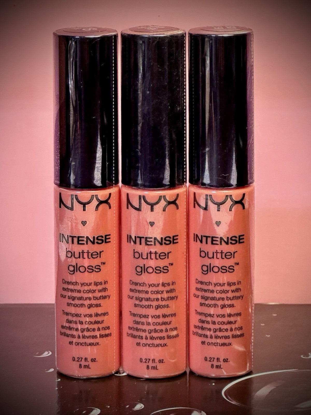 NYX - Intense Butter Gloss / 3 - Pack / SORBET/ IBLG 09