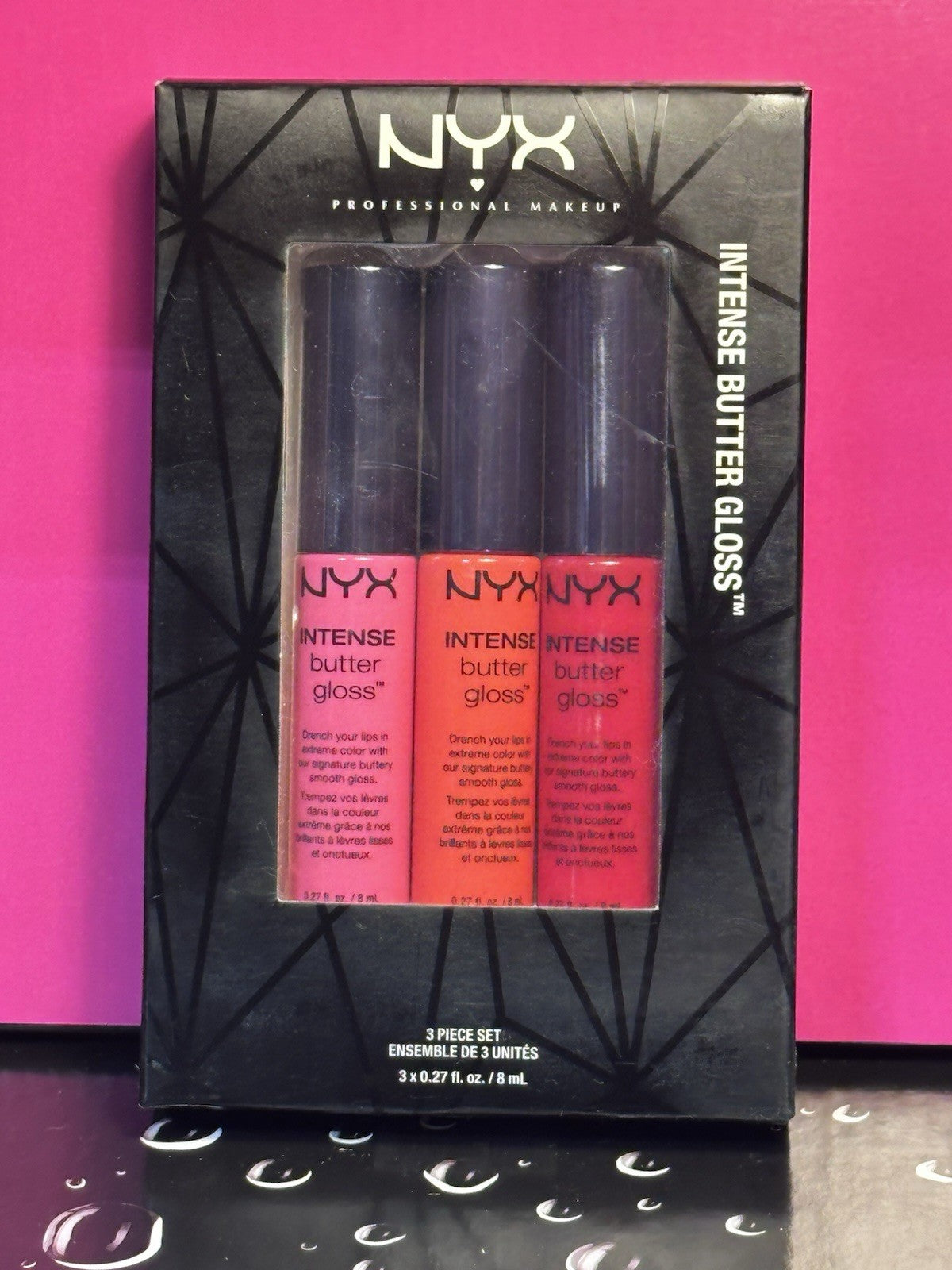NYX - 3 Piece Set / INTENSE Butter Gloss /  IBLGSET 06