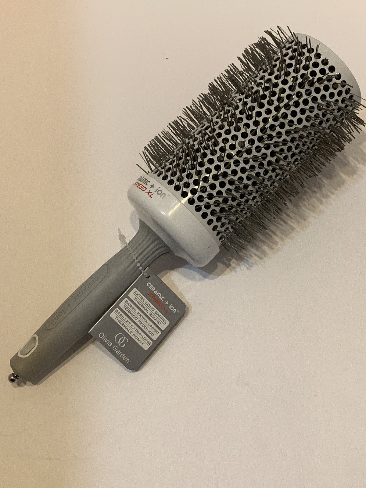Olivia Garden Ceramic Speed XL+Ion Round Thermal Hair Brush, 3.5 Inch (CIXL-65)