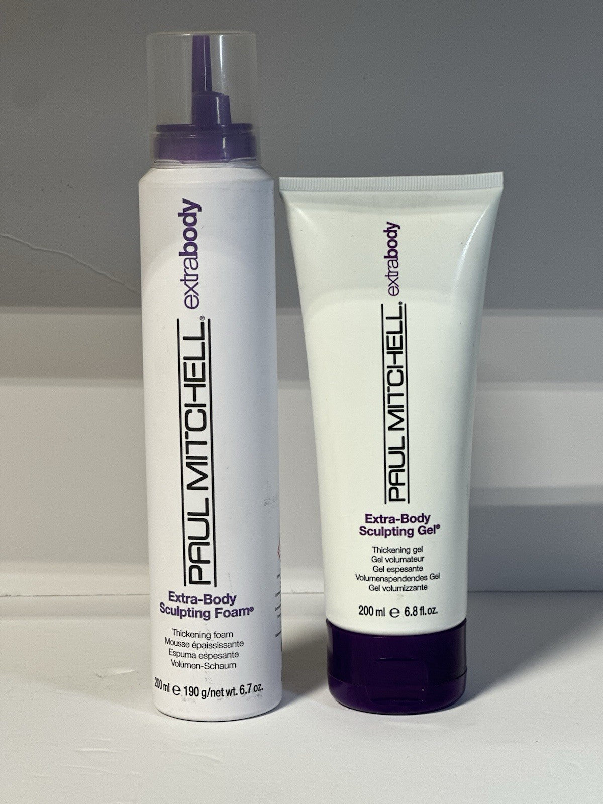 PAUL MITCHELL - SET! Extra-Body Sculpting FOAM AND GEL