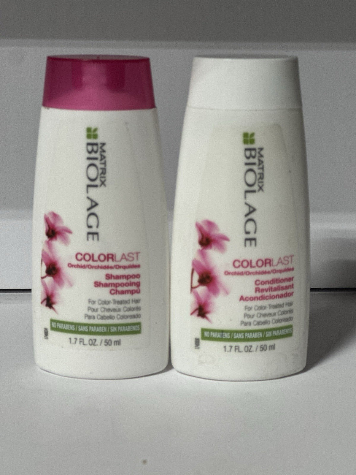 MATRIX - Biolage / COLOR LAST Orchid Shampoo&Conditioner (1.7 Fl.Oz.) Travel Siz