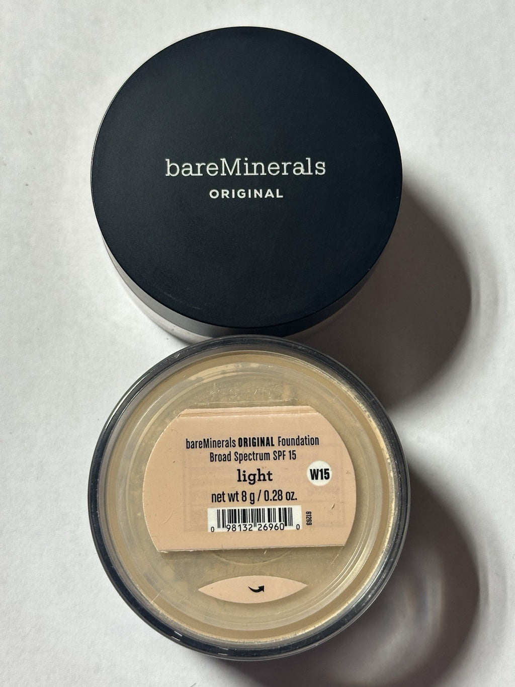 bareMinerals ORGINAL Fundation SPF 15 / LIGHT W15 (0.28oz.)