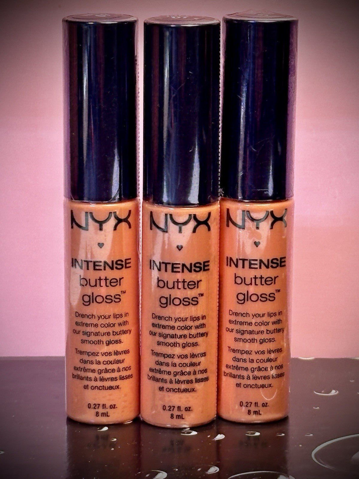 NYX - Intense Butter Gloss / 3 - Pack / BANANA SPLIT / IBLG 07