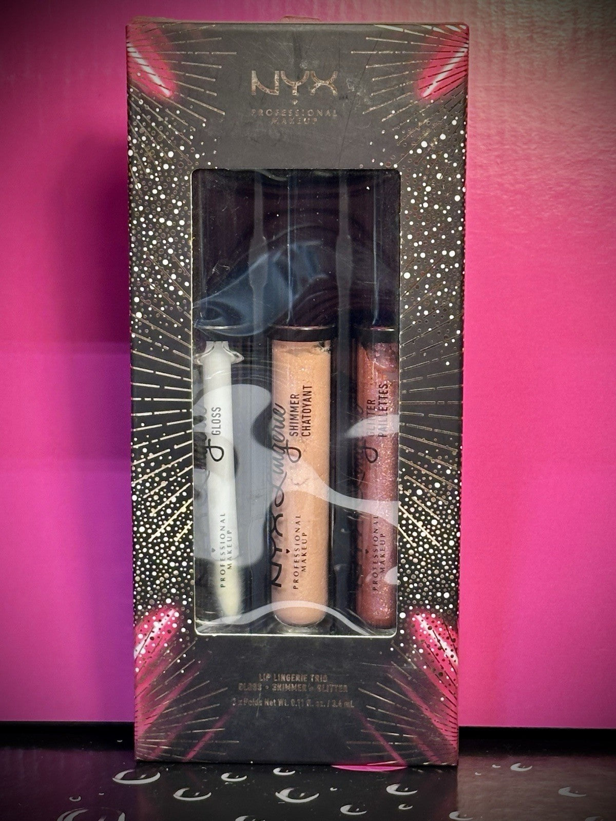 NYX - LIP LANGERIE GLOSS / 3- Pack / LLDTRIO 03