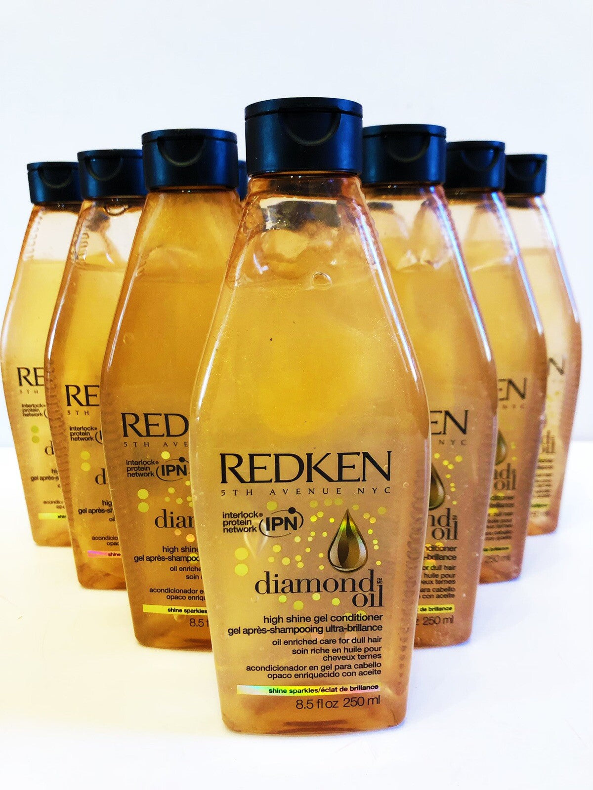 Redken Diamond Oil High Shine Gel Conditioner 8.5oz X 10 Pieces SCRATCHED LABELS