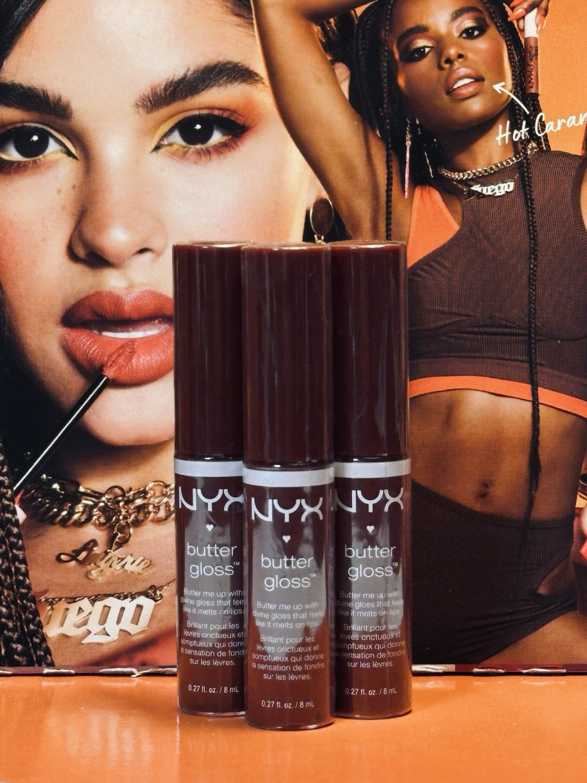 NYX - Butter Gloss  / BLG 27 / Red Wine Truffle ( 3 Pack )