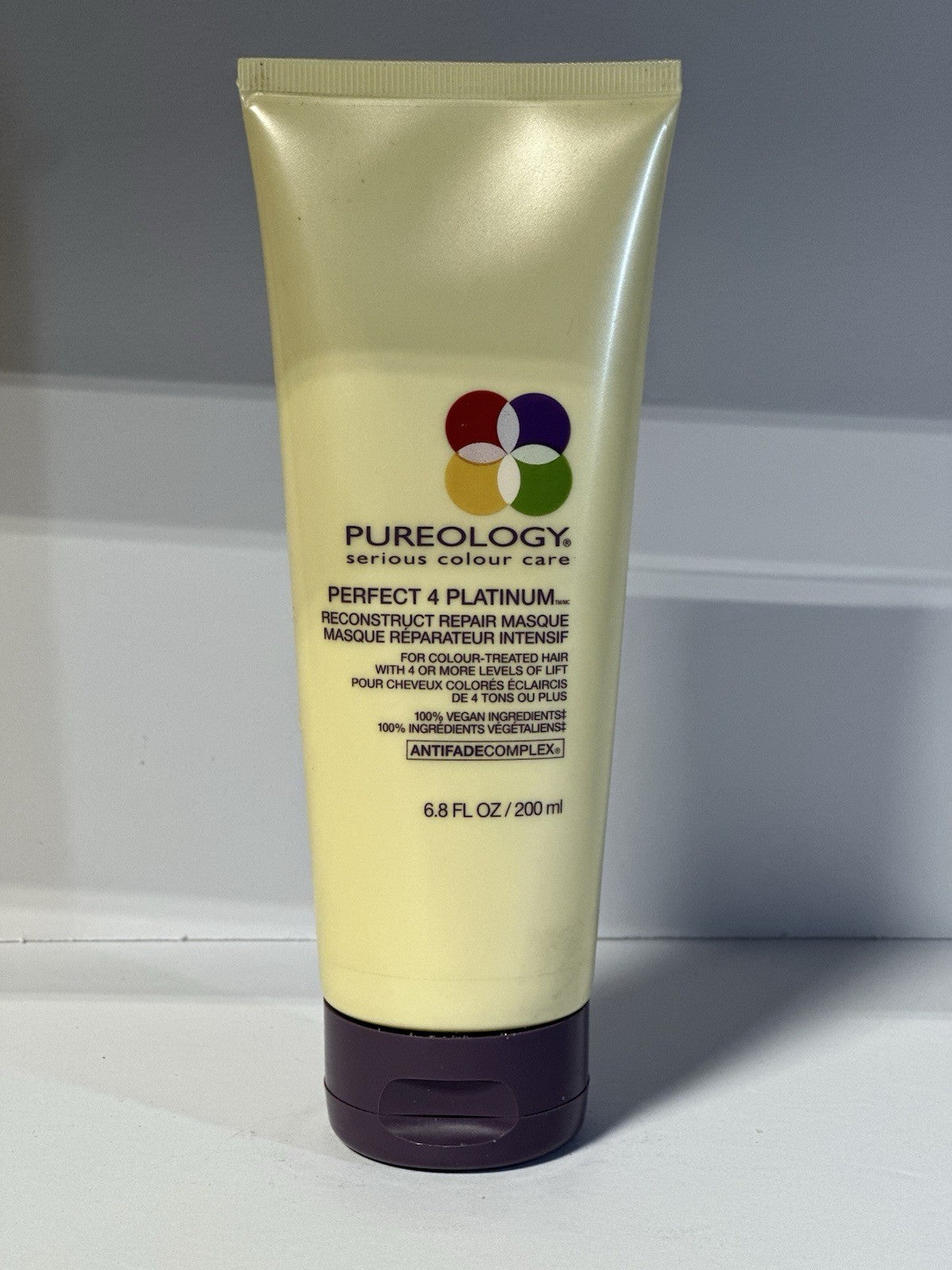PUREOLOGY- Perfect 4 Platinum / RECONSTRUCT REPAIR MASQUE (6.8 Fl.oz.)