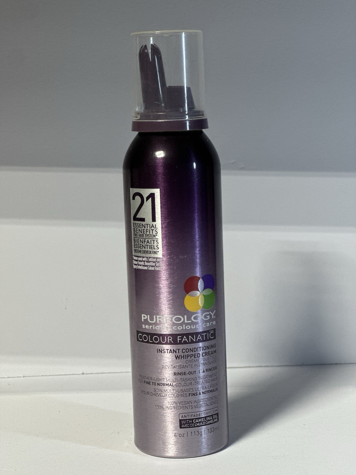 PUREOLOGY- Colour Fanatic / Instant Conditioning WHIPPED CREAM ( 4.0 Fl.Oz. )