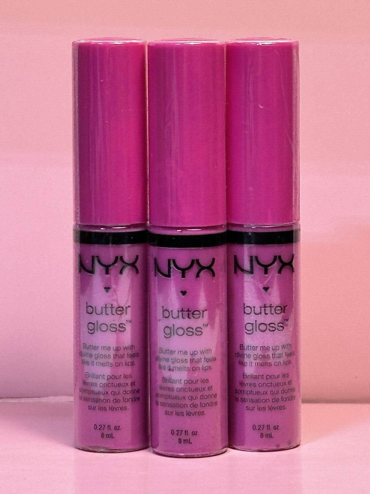 NYX - Butter Gloss 3-Pack / BLG 19 /  Sugar Cookie