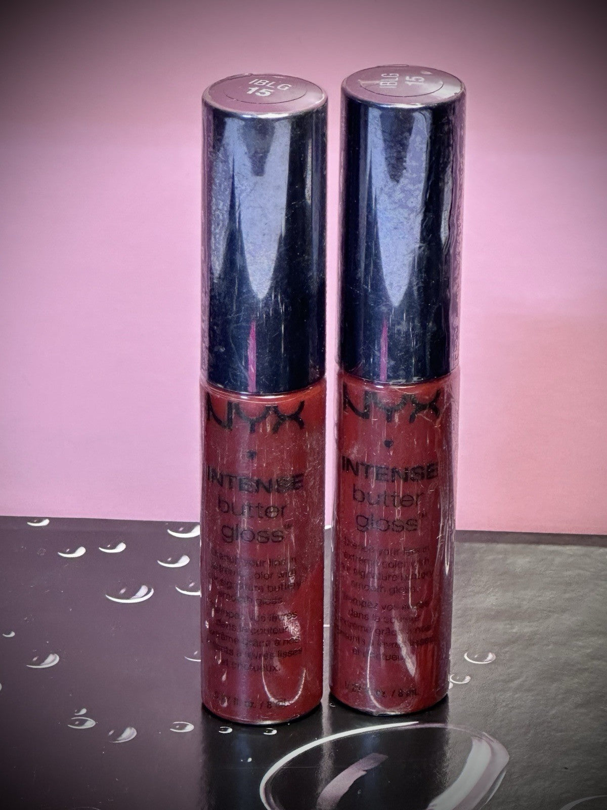 NYX - Intense Butter Gloss / 2 - Pack / CRANBERRY PIE/ IBLG 15