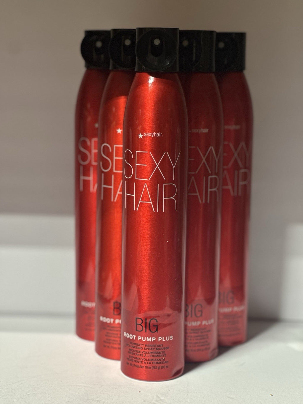 SEXYHAIR - BIG Roott Pump PLUS 6 - Pack (6x 10 Fl. Oz.) NEW!!! Can Little Dent.