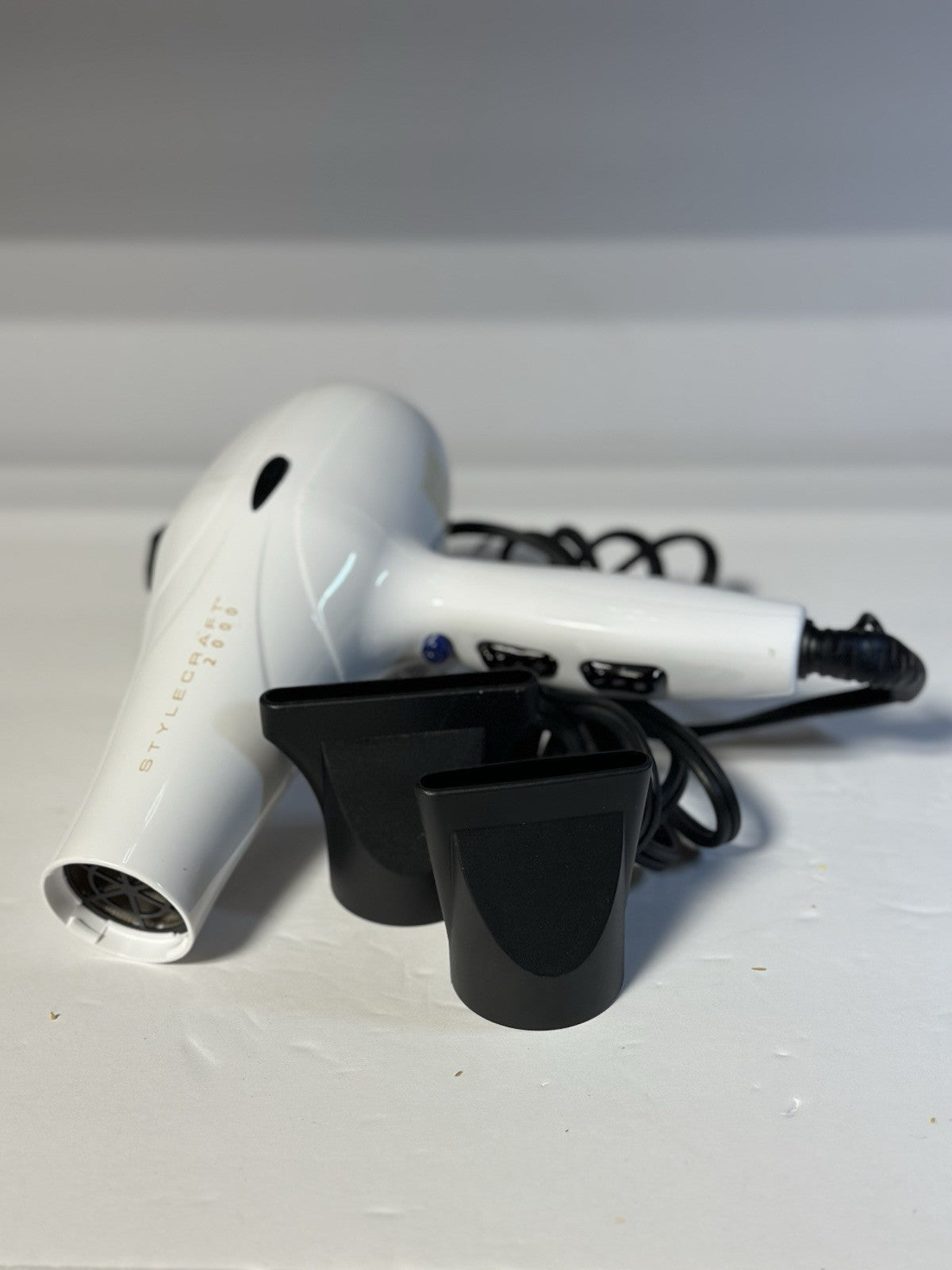 STYLECRAFT- Super Ceramic 2000 / Hair Dryer WHITE / SC2000W / 1875 W