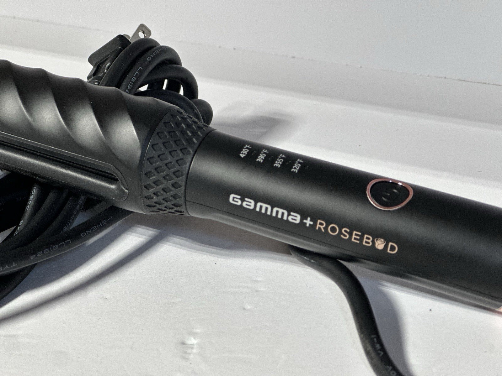 Gamma + ROSEBUD - Straight IRON / BLACK.  GPTIB / 6669W