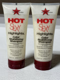Hot Sexy Concepts - Highlights Color Stabilizing Shampoo (6.8oz.) 2-pack