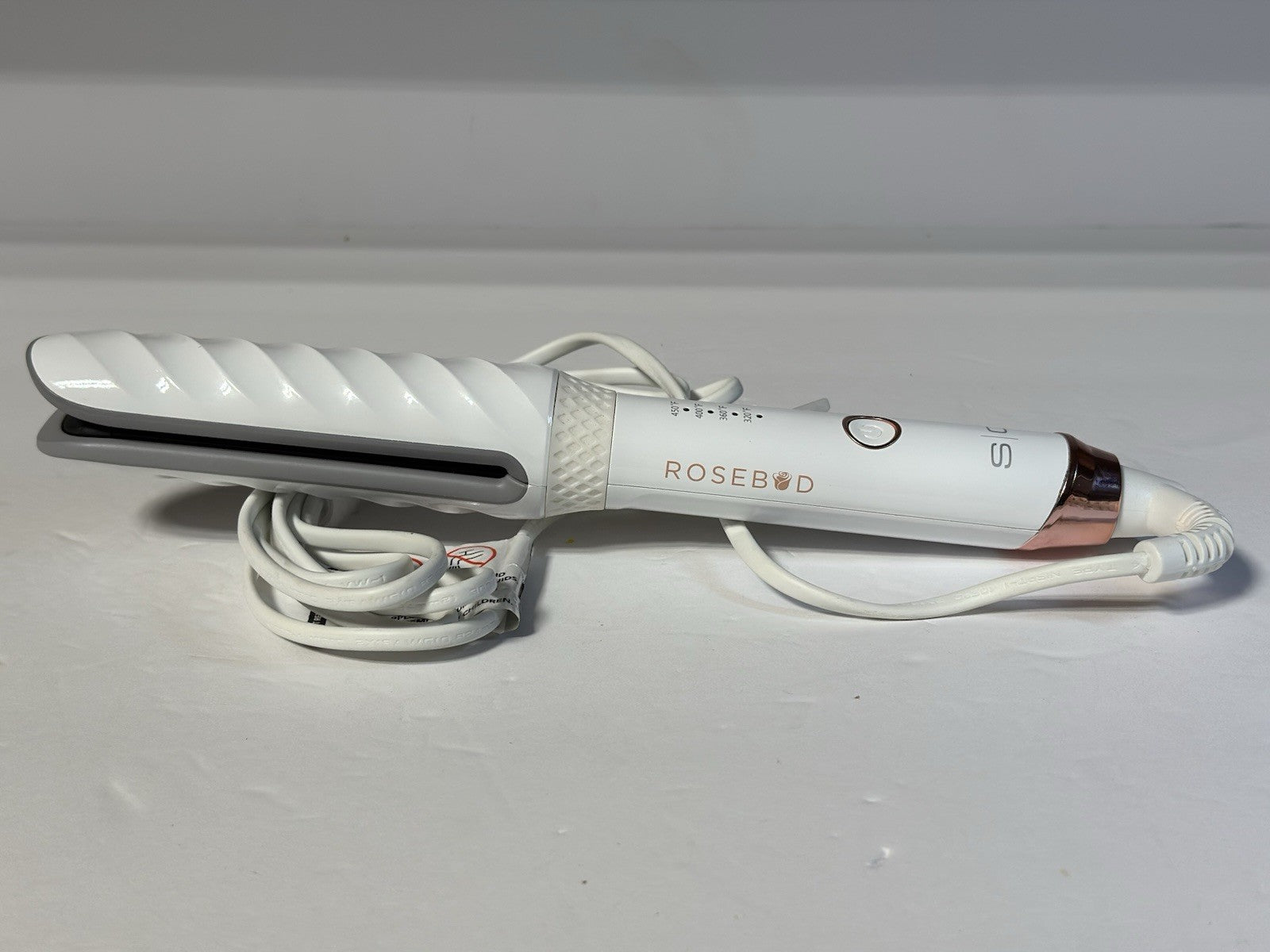 StyleCraft - ROSEBUD FLAT IRON / WHITE / SCTIW - 6869W