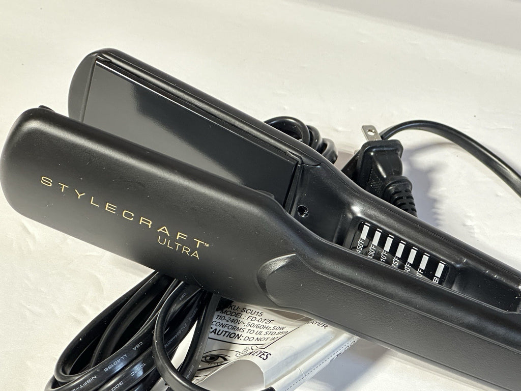 StyleCraft - ULTRA / Flat IRON 2” - BLACK / SCU15 - Model FD-072F