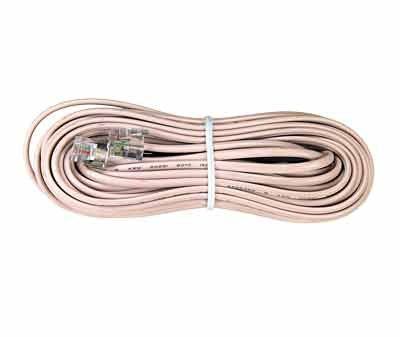 Telephone Cable 25 Ft - Pack of 10