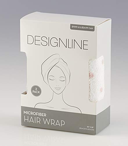 Microfiber Hair Wrap, 2 Pack - Regis DESIGNLINE - Towels and Wraps for Wet Hair
