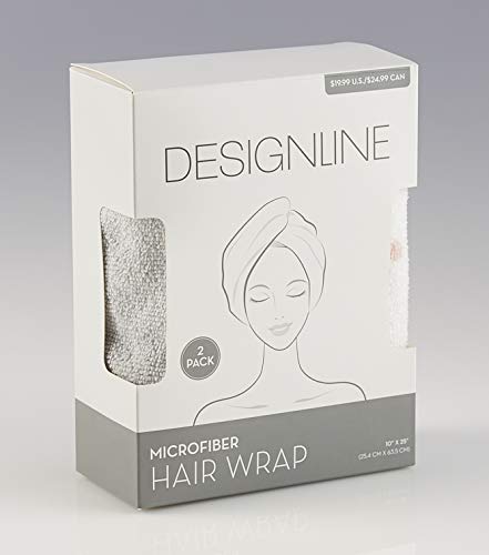 Microfiber Hair Wrap, 2 Pack - Regis DESIGNLINE - Towels and Wraps for Wet Hair