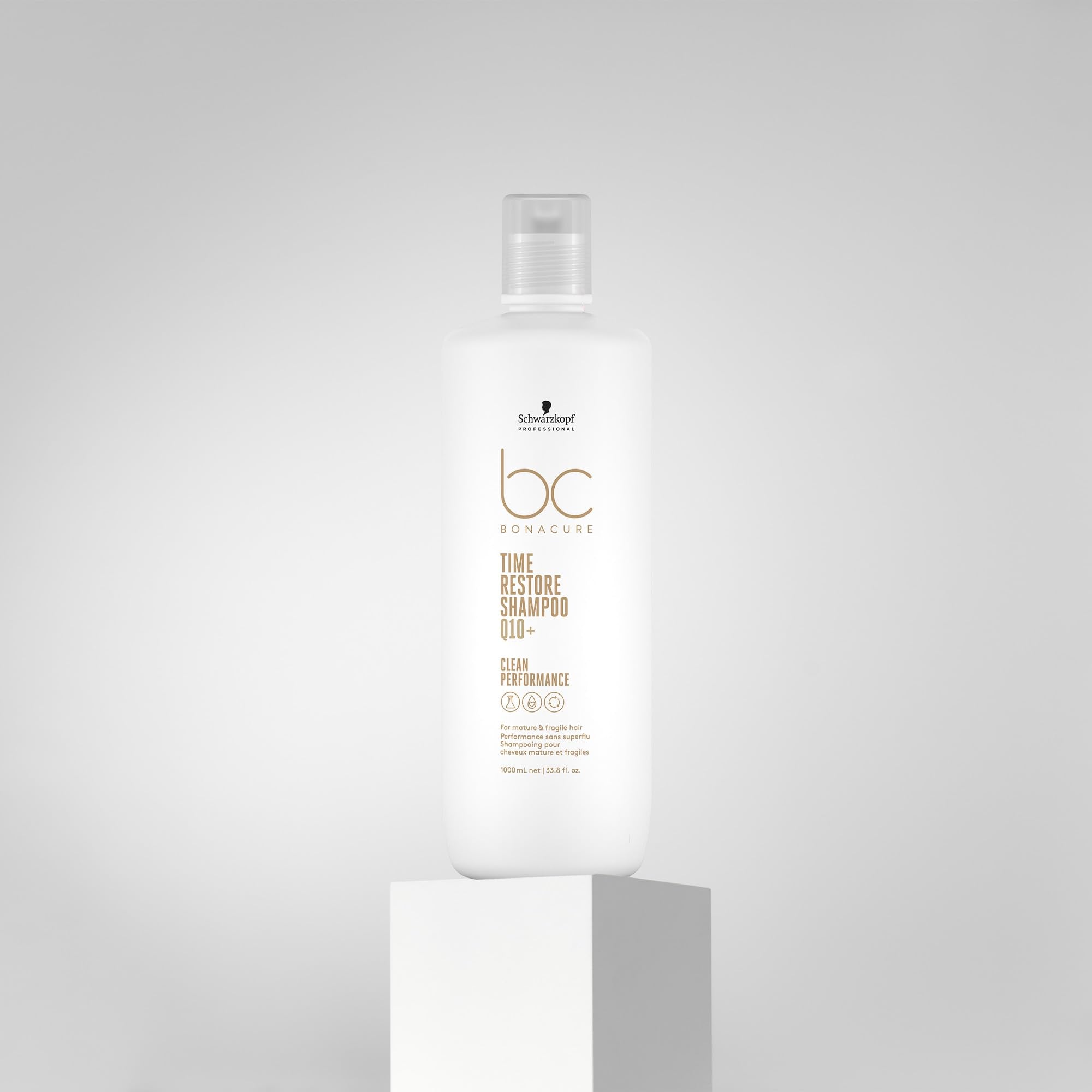 BC BONACURE Q10+ Time Restore Micellar Shampoo, 33.8-Ounce