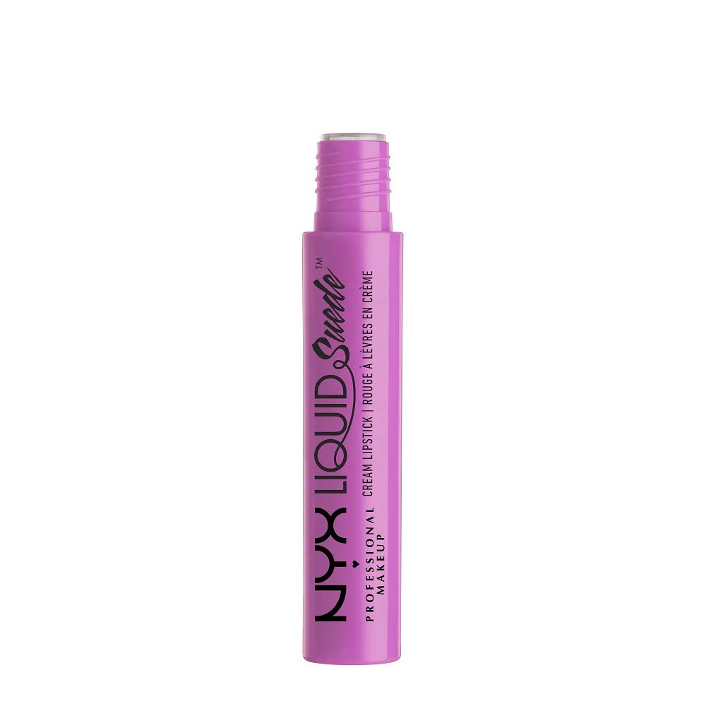 NYX PROFESSIONAL MAKEUP Liquid Suede Cream Lipstick - Cherry Skies, Deep Wine Red